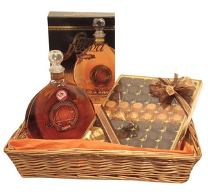 SLIVOVITZ PLUM BRANDY. STARA PESMA. 7 YEARS. KEDASSIA. A LUXURY DRINK WITH A BEAUTIFUL BOTTLE AND GIFT BOX. LARGE TRAY OF 48 CHOCOLATES. IDEAL FOR AUFRUF, MAZEL TOV, ANNIVERSARY, BEST WISHES AND SHABBAT. FREE STANDARD DELIVERY THROUGHOUT THE UK.