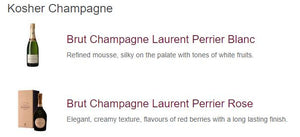 SHAVOUTH. Kosher Laurent Perrier Champagne Blanc Brut or Champagne Rose With Cheese, Chocolate, Fragrant Candles and a Silk Rose. UK
