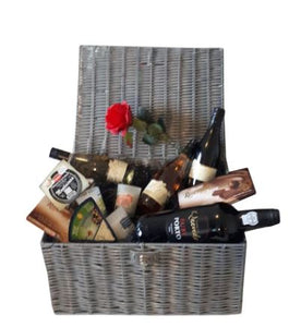 PURIM KOSHER LUXURY FRENCH WINE, CHEESE AND CHOCOLATE HAMPER GIFT With A Choice Of Fine French Wines  & Les Mont De France Wines With A Variety Of Cheese, Chocolates, Fragrant Candles And An Option For A Rose Or Flower Spray.  Delivered Throughout The UK