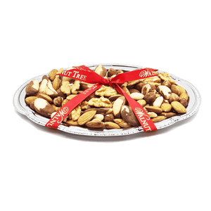 Gourmet Hamper With Nuts, Dried Fruits, Halva and Chocolates. Free Delivery Throughout the UK. Kosher, Vegan, Gluten Free.