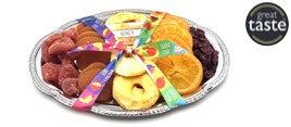 Gourmet Hamper With Nuts, Dried Fruits, Halva and Chocolates. Free Delivery Throughout the UK. Kosher, Vegan, Gluten Free.