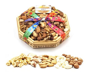 Hamper Gift With Nuts, Dried Fruits, Chocolates And Cremes. Kosher Gluten Free & Vegan. CORPORATE GIFTS. SHIVA, SHANA TOVA. Free Delivery UK.