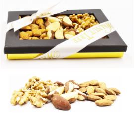 Purim Kosher  Laurent Perrier Brut Champagne. Kosher Champagne Gift. Champagne With Assorted Natural Nuts. Option To Have A Silk Rose. Gift Wrapped With Ribbons And Bow. Free Delivery Throughout The UK.